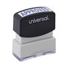 Universal Message Stamp, APPROVED, Pre-Inked One-Color, Blue UNV10043